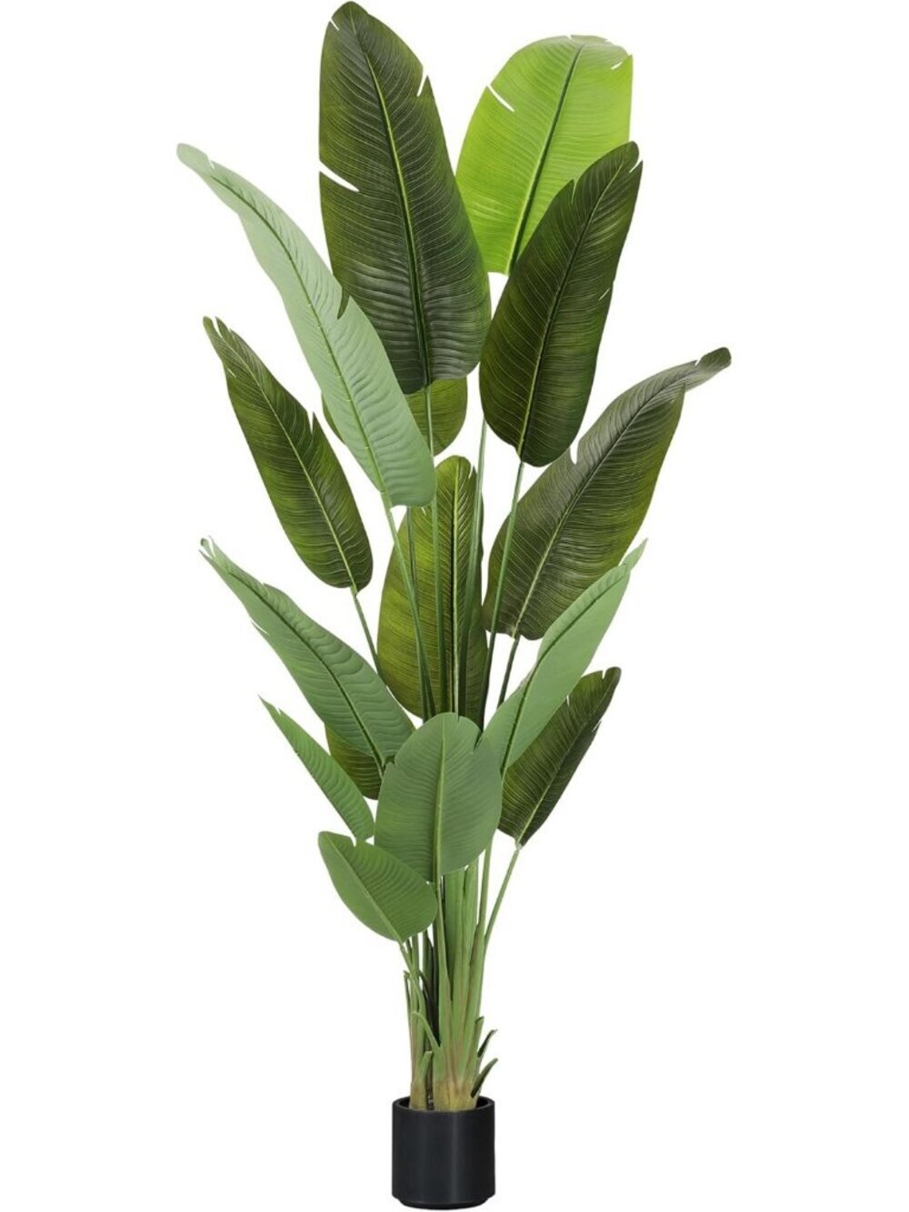 Artificial Tree 6.6Ft Silk Bird of Paradise Large Big Fake Potted Plants Tall